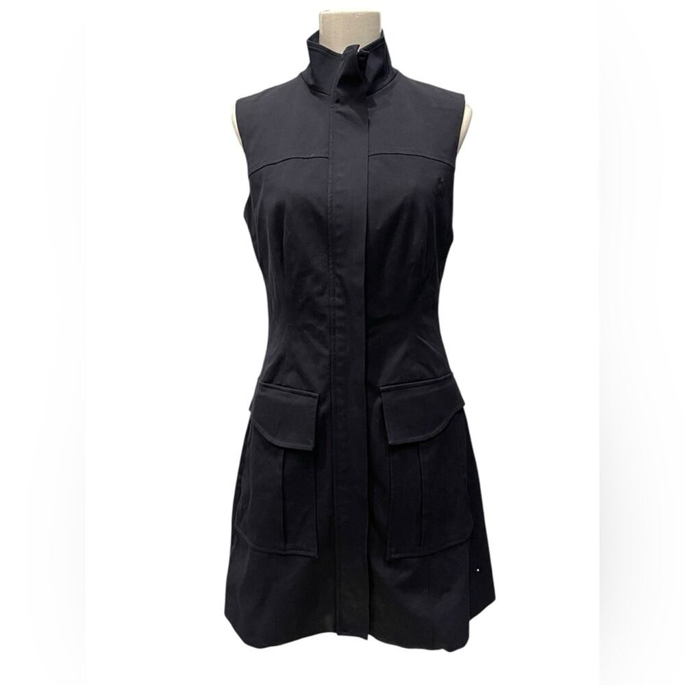 Pearl by Lela Rose Mock Neck Mini Dress Size: US 6